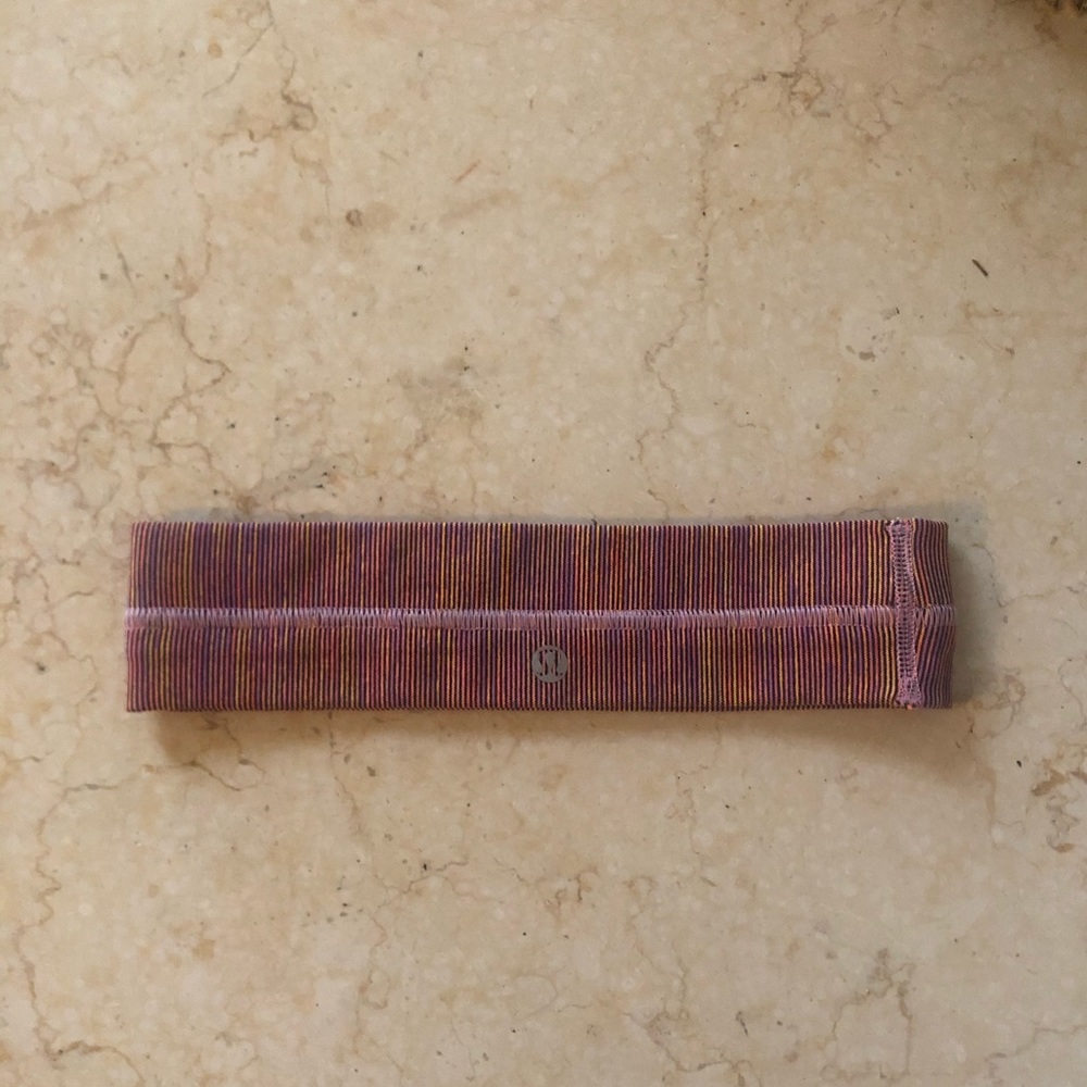 Pink lululemon headband